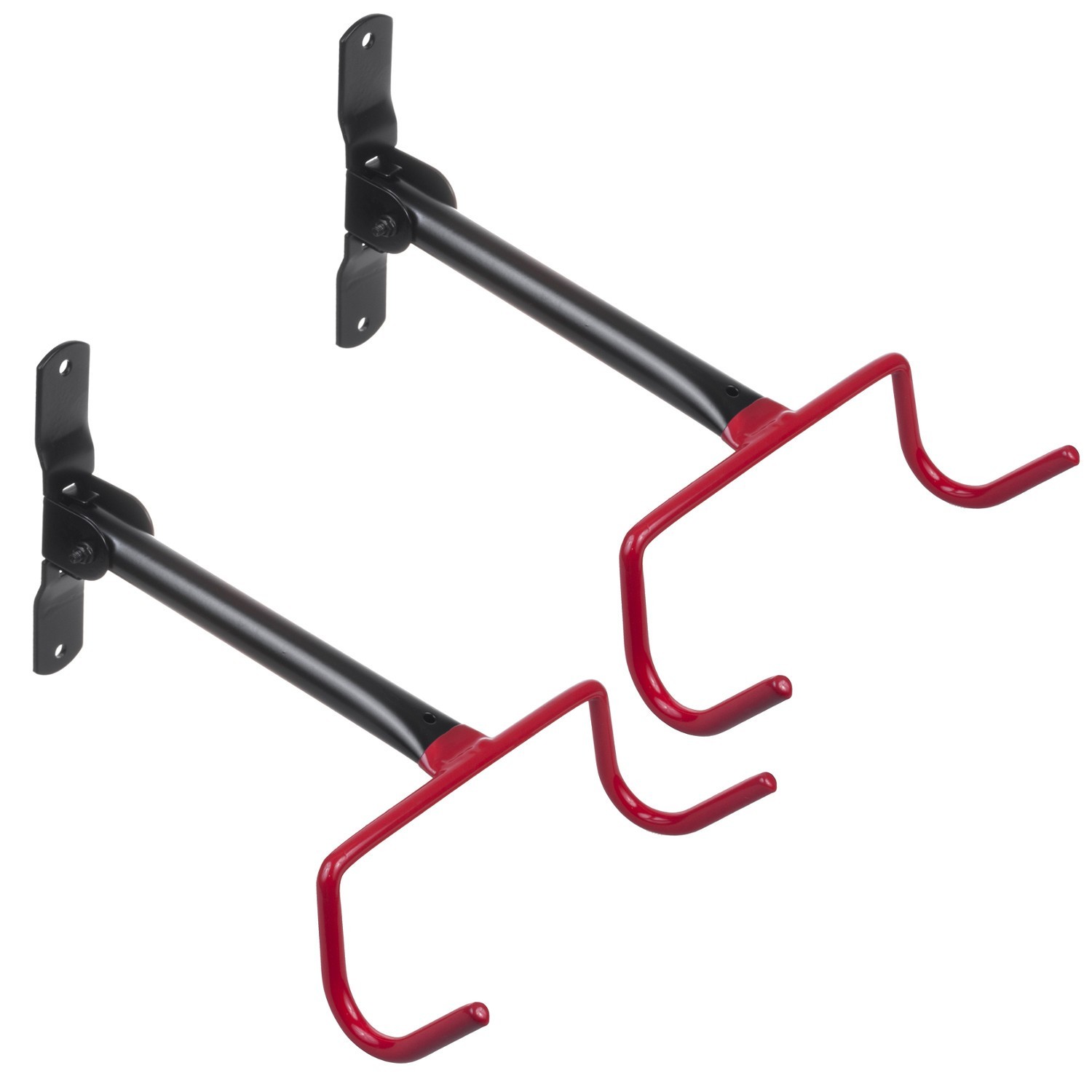 Support vélo mural horizontal pour éviter l'encombrement au sol acier 30kg