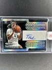 TRISTEN NEWTON 2024-25 PRIZM BLACK ROOKIE SENSATIONAL SILVER RC AUTO Q4480