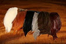 Hareline Dubbin' BUGGER HACKLE PATCH Fly Tying Feathers