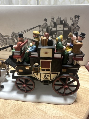 Dept 56 Heritage Christmas Village "Holiday Coach" with Box 5561-1 - Picture 4 of 10
