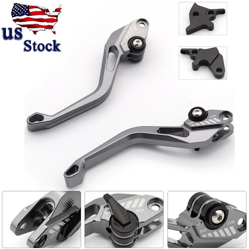 CNC Gray 3D Brake Clutch Levers Set For Yamaha YFM700 Raptor 700R 2007-2024 2023 - Picture 6 of 8