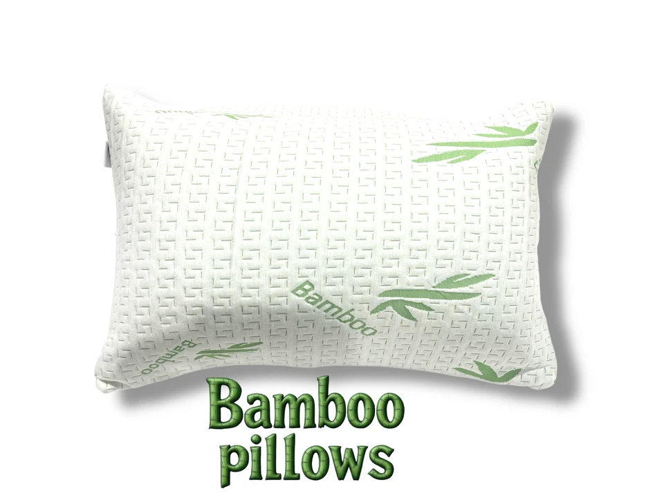 BHS BAMBOO Large Soft Pillow Bounce Back Firm Deluxe Hollow Fibe Pillows UK - Image 4 of 4