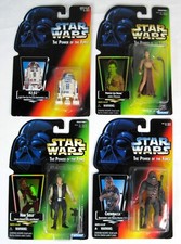 (4)  Star Wars   POTF Figure Lot ~ R2-D2 Chew...