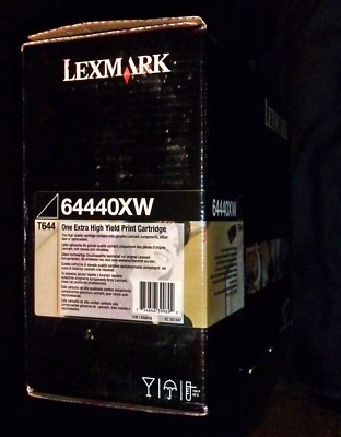 Toner Lexmark Original 64440XW – T644 – Neuf Sous Blister