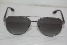 Prada Linea Rossa SPS54T 5AV-3M1 Gunmetal Gray Men's Pilot Sunglasses 58-14-145