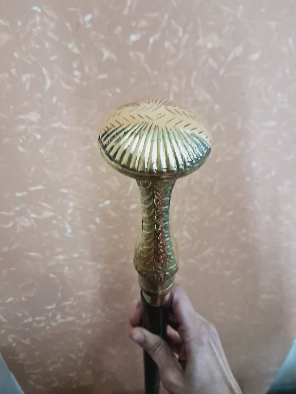 Long Designer Solid Brass Head Walking stick Anti… - image 7