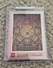 Red Hot Chili Peppers Poster Trading Card May 14 2023 Tour Todd Slater Phoenix