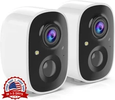 Camaras De Seguridad Para Exterior WIFI Inalambrica Con Vision Nocturna Wi-Fi 2K