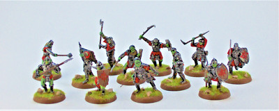 GW Morannon Orks (Umbauten) Figuren bemalt Lotr The return of the king