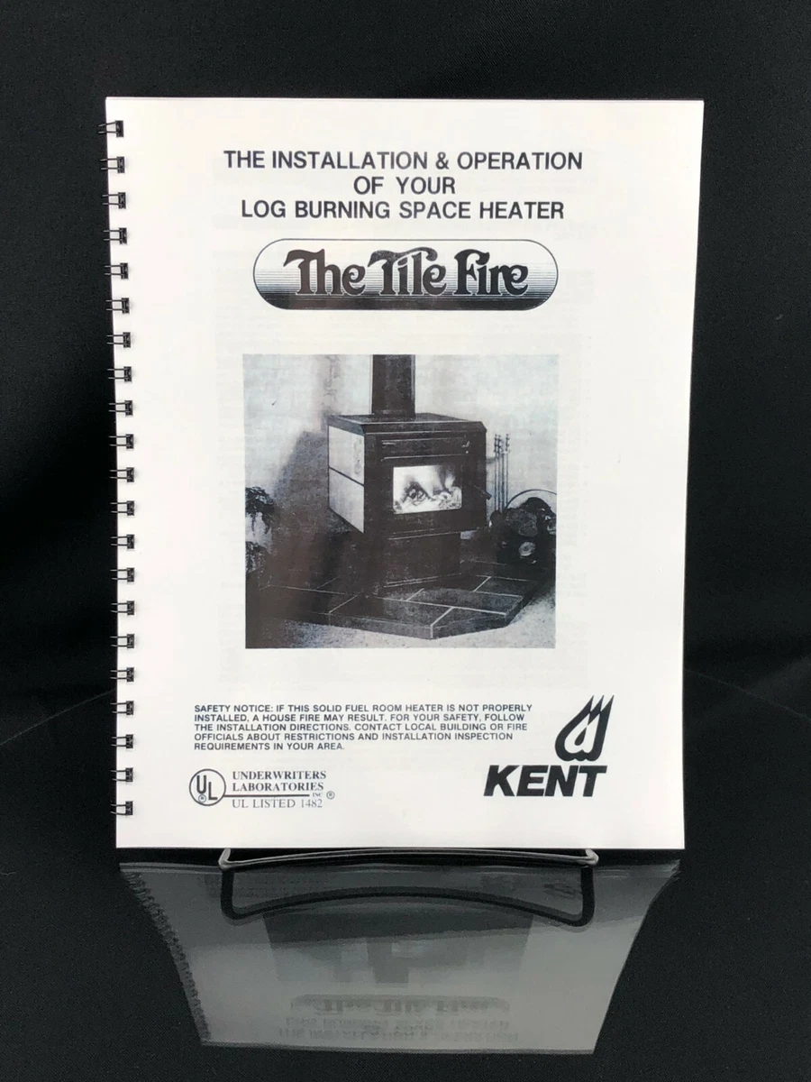 Kent Tile Fire 1984 Wood Stove Installation Operation Instructions Copy  Reprint | eBay
