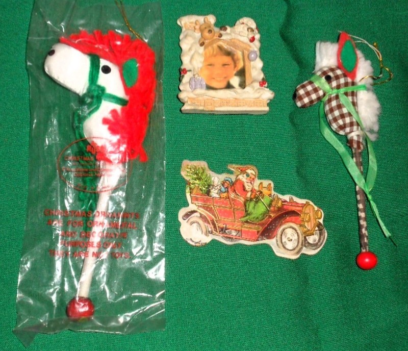 Vintage Christmas Decor -Ornaments Mixed Pieces 1980s