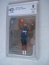 JOSH HOWARD 03/04 Flair #91  RC Graded BCCG 9