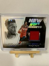 05/99 Troy Brown Jr 2018-19 NBA Panini Noir New Wave Jerseys #NW-TBJ Rookie RC