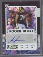 SAMUEL COSMI 2021 PANINI CONTENDERS CRACKED ICE ROOKIE AUTO RC #D 10/21