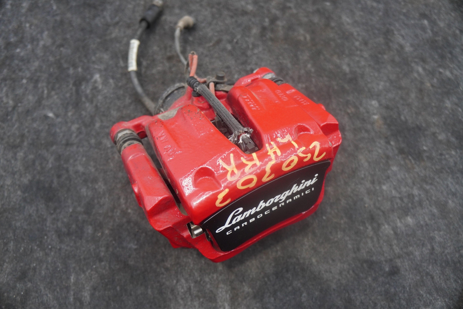 Rear Left Brake Caliper & Bracket Carbon Ceramic Red 4ML615403K Lamborghini Urus