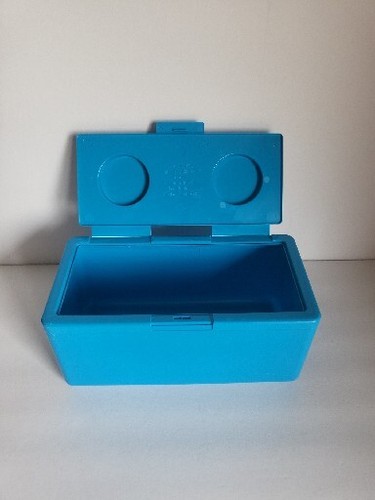 Vintage Chubs Blue EMPTY Baby Wipe Container Stackable Box - Picture 7 of 7