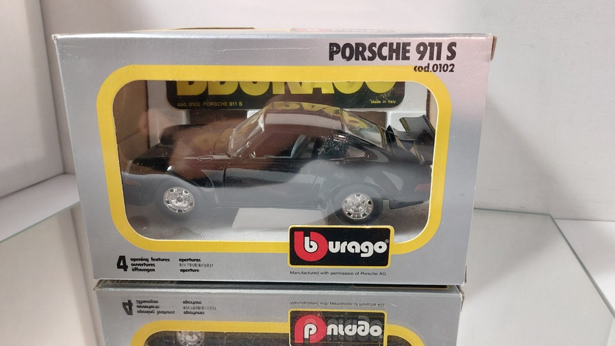 Bburago Porsche 911 S Black 1:24 in Box Burago | eBay