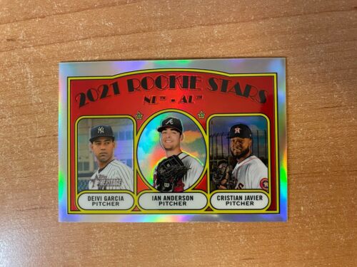 2021 Topps Heritage - Garcia / Anderson / Javier - #320 Chrome Refractor /572 RC - Photo 1 sur 6