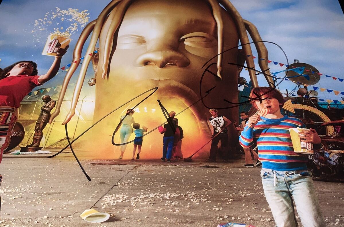 【新品未開封】【レコード】Travis Scott Astroworld TRAVIS SCOTT SIGNED ASTROWORLD ALBUM JSA LOA AUTOGRAPH
