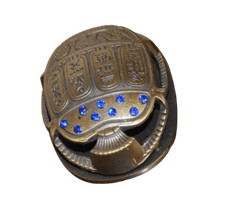 Exquisite Egyptian Scarab Beetle - Carved Metal for an Aura of  Ancient Magic