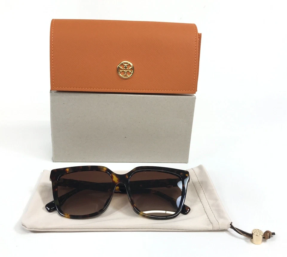 Tory Burch Sunglasses TY7212D 2016/13 Brown Tortoise with Brown Gradient Lenses - Image 2 of 4