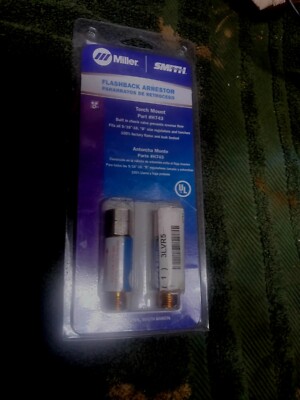 Brand New Smith Equipment H743 Flashback Arrestor,Torch,Oxy/Fuel