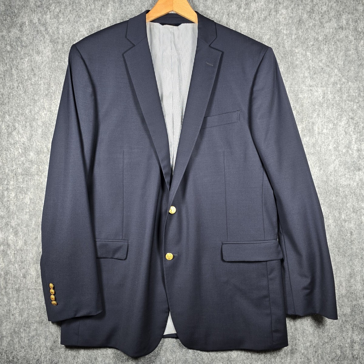 BARBA ダークブルー スーツ　48 BARBA ダークブルー スーツ 48 仕立ててみた】フォーマル兼用ダーク