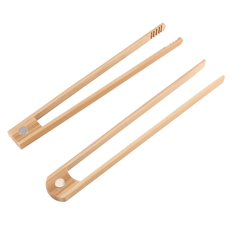 2 Pieces Bamboo Toaster Tongs 8.7 Inch Wooden Kitchen Toast Tongs4557 eBay