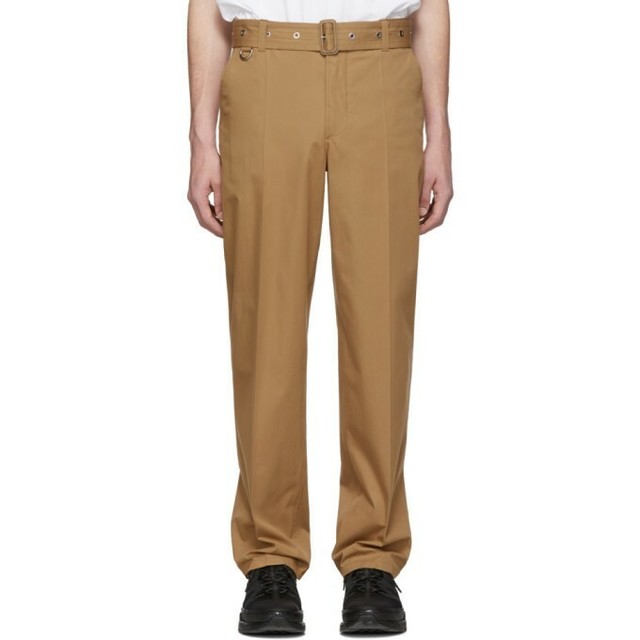 Burberry  Brown Belted Chino Pants Size 46 Fits US 30