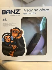 Baby Banz  Hear No Blare Earmuffs Infant  Protection Earmuffs for Infants - Blue