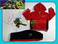 Brandnew TMNT Ninja Turtles 3pc Track Suit Hoodie Jacket pants tracksuit