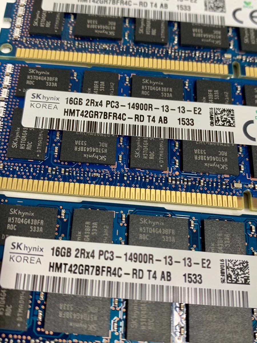 128GB (8x16GB) DDR3 PC3-14900R ECC Reg Server Memory RAM for Dell 