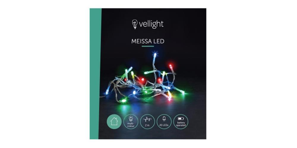 Thumbnail - Vellight Meissa Led - 2 M - 20 Leds - Mehrfarbig - Transparentes Kabel