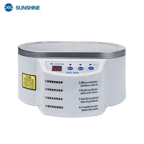 SS-968 Digital Ultrasonic Cleaner Double Power 30W 50W Intelligent Phone Motherb - Picture 8 of 12