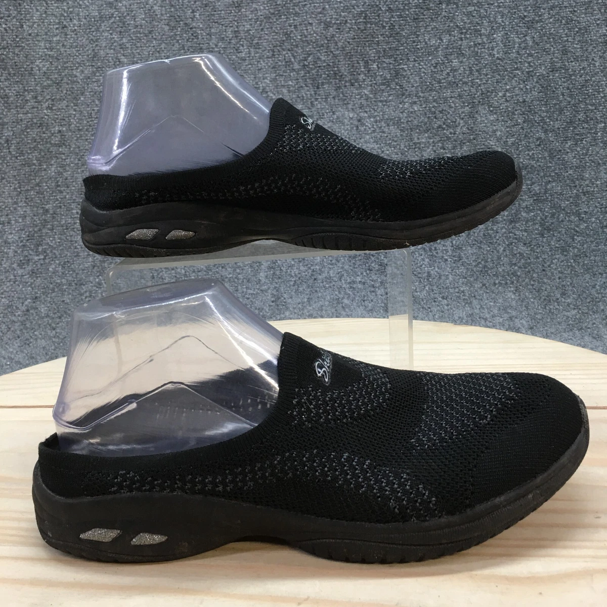 Skechers mesh top slip on mules
