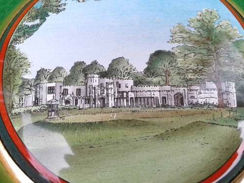 HALCYON DAYS ENAMELS “STATELY HOME” PAPERWEIGHT. - Bild 3 von 9