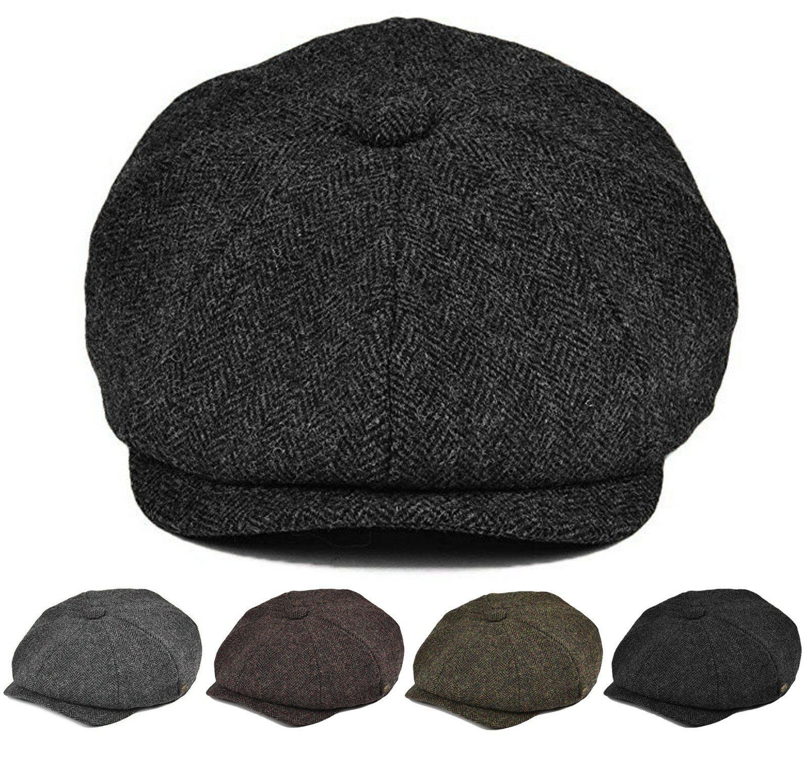 houndstooth driving cap