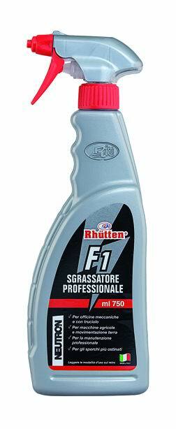 SGRASSATORE SPRAY CONCENTRATO PROFESSIONALE NEUTRON F1 750ml RHUTTEN
