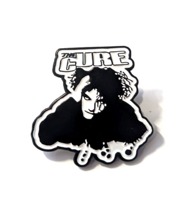 The Cure - Robert Smith - Enamel Pin - Heavy Metal Punk Music Rock Brooch Lapel