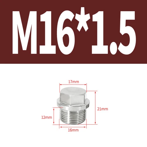 Viti di chiusura DIN 910, da M8 a M48, acciaio inox V2A, tappi di chiusura - Foto 43 di 58