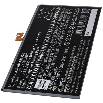 Akku für Samsung Galaxy Tab S8 Ultra Tablet 3,88V 10500mAh/41Wh Li-Polymer Schwa