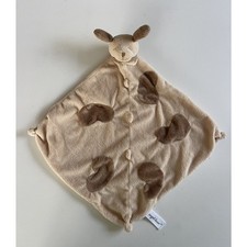 Angel Dear Tan Brown Puppy Dog Security Baby Blanket Lovey Spotted EUC