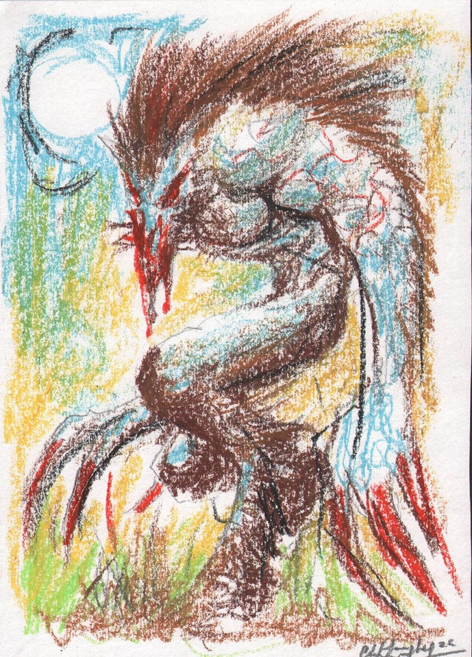 Clint Langley Demon Illustration Original art 2000AD Comic Art