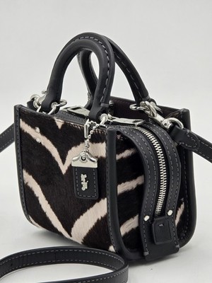 💥NWT💥 Coach Rogue 12 Zebra Print Haircalf | eBay