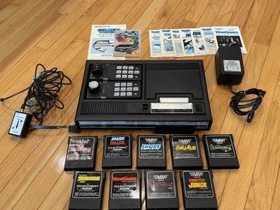 Colecovision Console WORKS With 9 Games and MANUALS, Power supply, RF Modulator