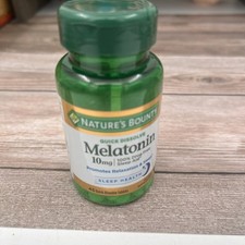Nature's Bounty Melatonin 10mg Quick Dissolve Tablets, 100 Drug Free, Ex 09/27