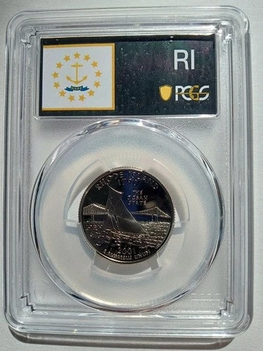 2001-S 50 State Quarters Rhode Island Proof — photo from the most recent tracked eBay sale