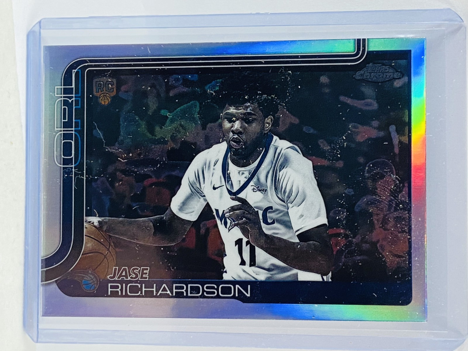 2025-26 Topps Chrome Jase Richardson RC Negative Refractor 275