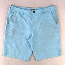 Hurley Dri-Fit Hybrid Boardshorts Mens 36 Light Blue Heathered Lightweight Flex