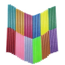 Glitter Hot Glue Sticks Baffo 60PCS 12 Colors Hot Melt Glue Gun Sticks Mini C... 0.24 per gallon